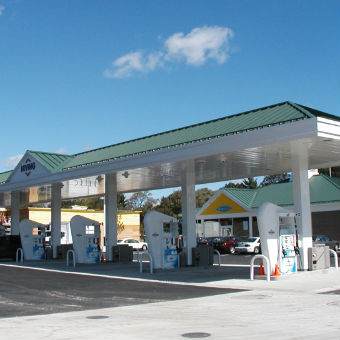 Gas Station Canopy, Gas Island Canopy, Convenience Store Canopy