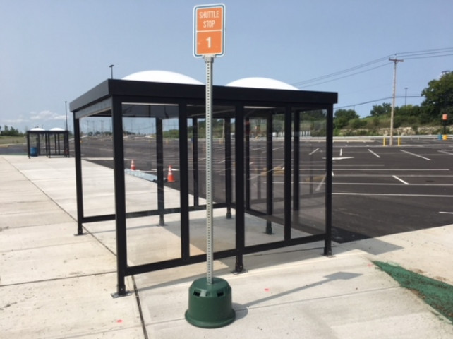 shuttle stop shelters